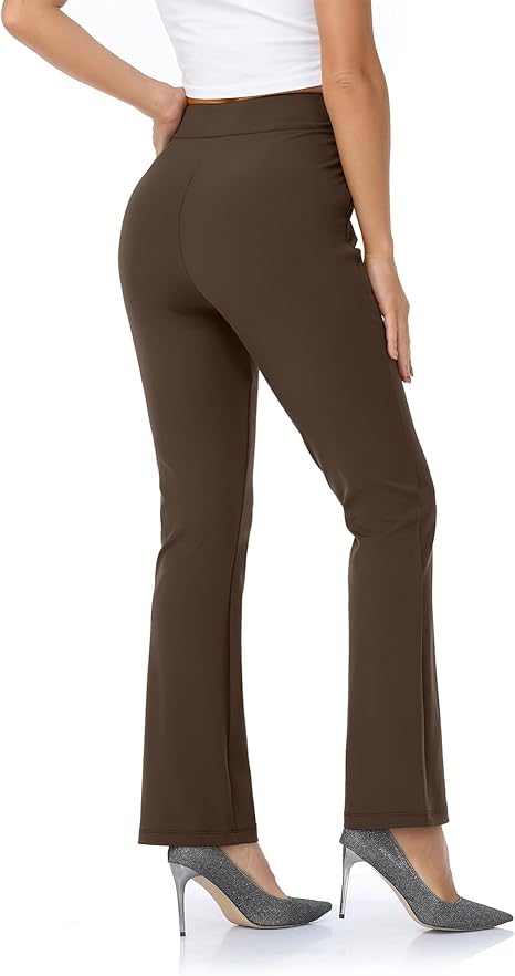 Women's high-waisted business pants in small size / regular size / high boot style set with yoga, work and casual pants pockets