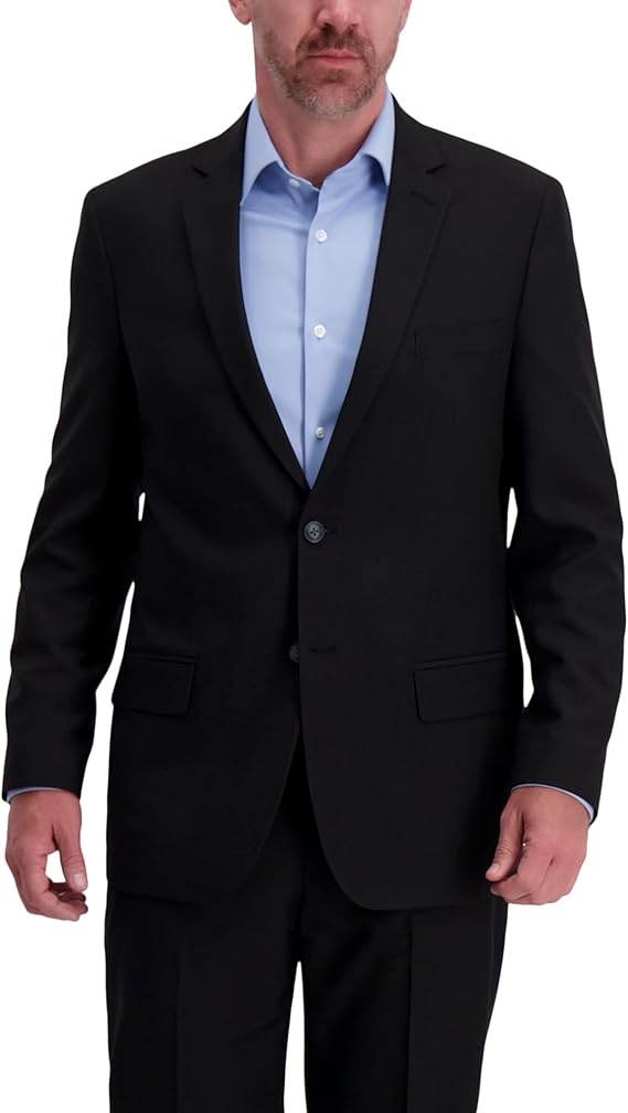 Men's Premium Elastication Classic Fit Regular Plus-Length Plus-Wide Set (Pants and Jacket)