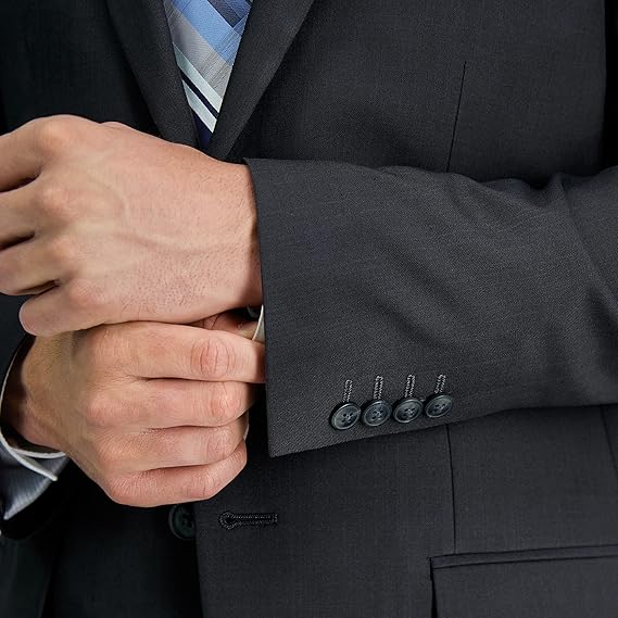 Men's Premium Elastication Classic Fit Regular Plus-Length Plus-Wide Set (Pants and Jacket)